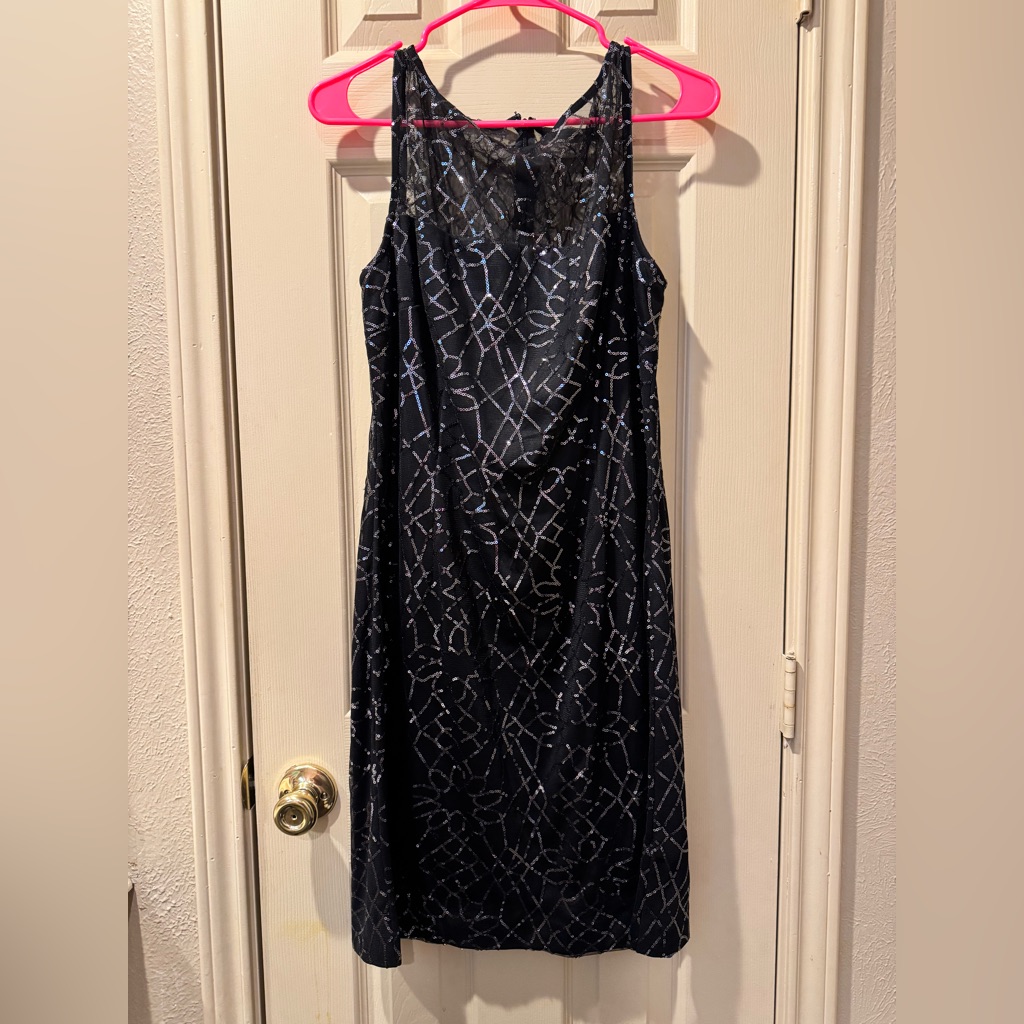 American Living Brand Black With Sequins Dress